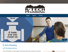 Tablet Screenshot of k-techplumbing.com